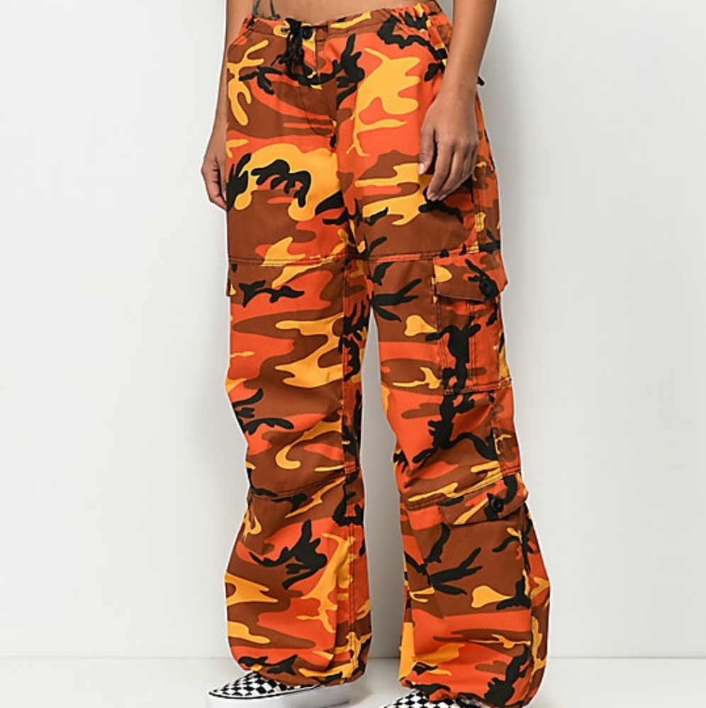 Rothco Orange Camo BDU Pants